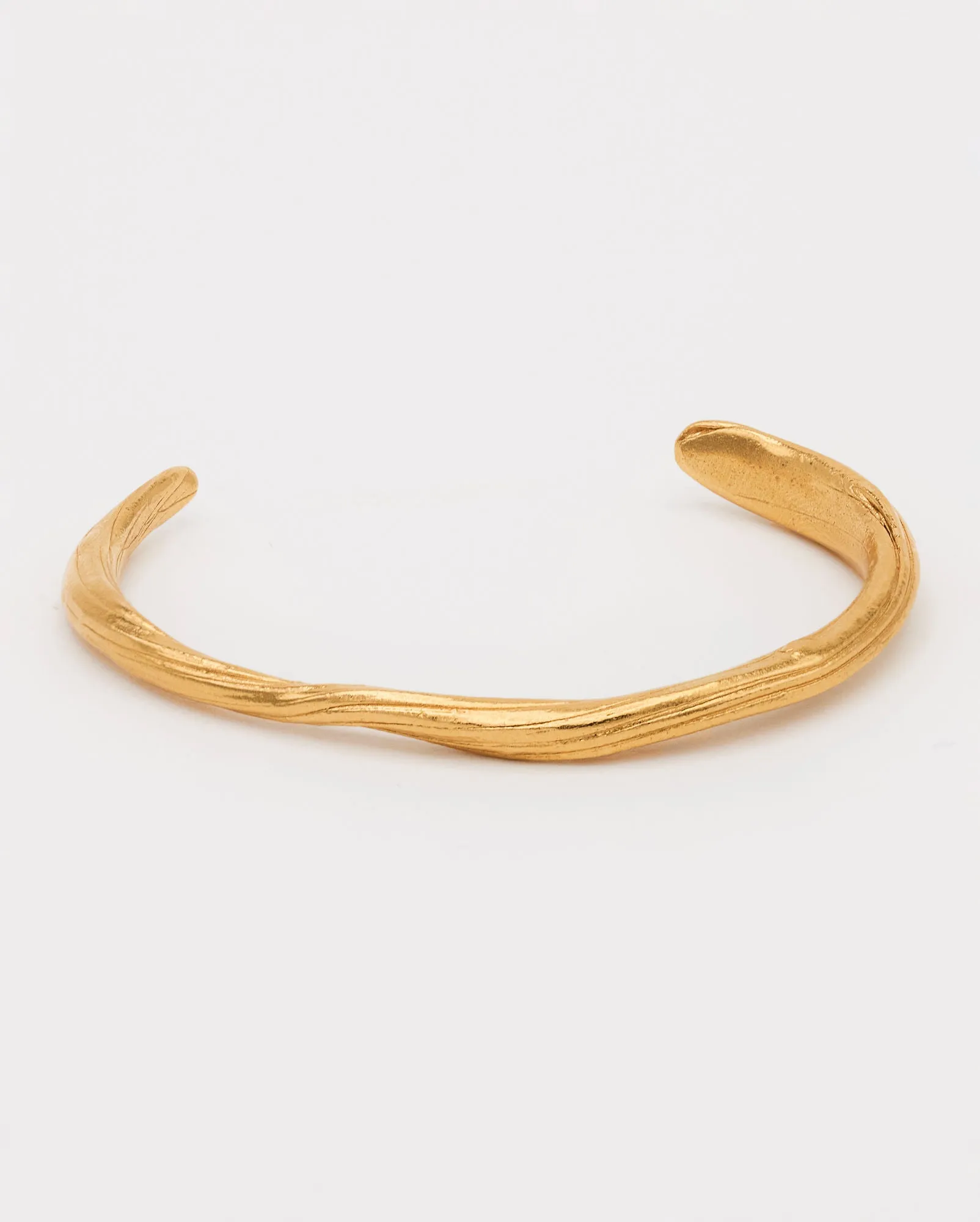 Cumaru Cuff Gold Plated Bangle