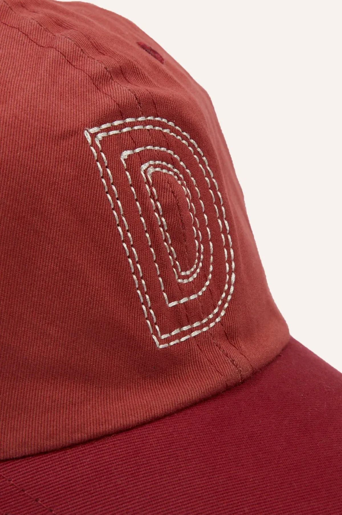 D Cricketball Baseball Cap Maroon