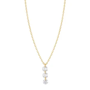Danaé 18K Gold Necklace w. Diamonds