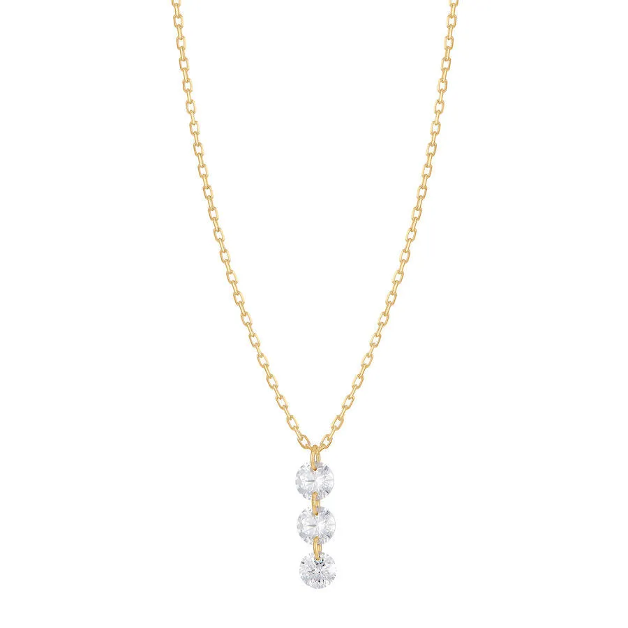 Danaé 18K Gold Necklace w. Diamonds