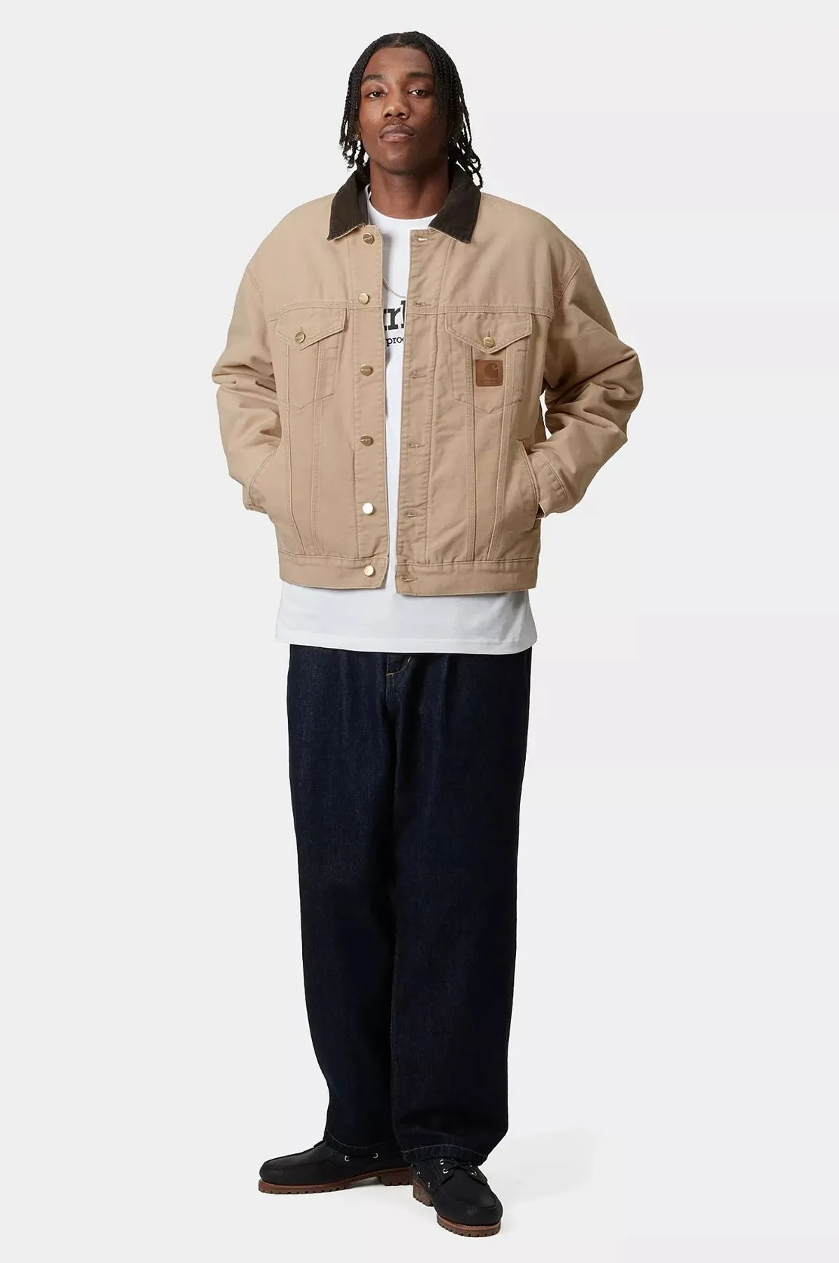 Dayton Trucker Jacket Dusty H Brown/Tobacco
