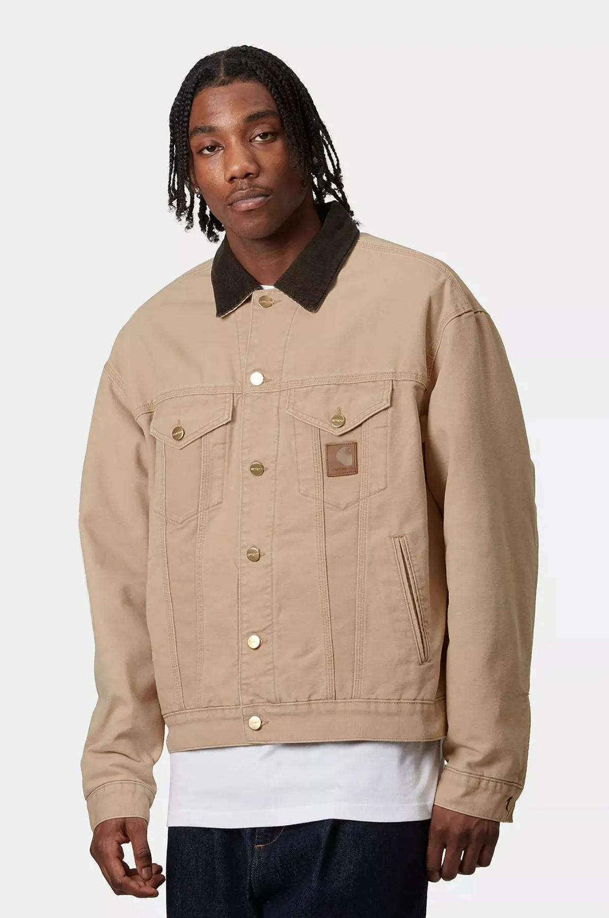Dayton Trucker Jacket Dusty H Brown/Tobacco