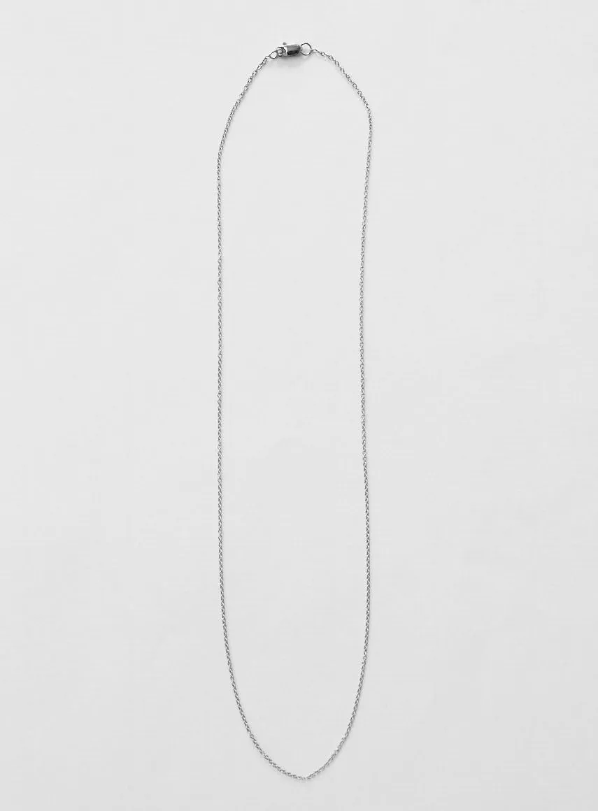 Diamond Letter R 18K Whitegold Necklace or Pendant w. Diamond