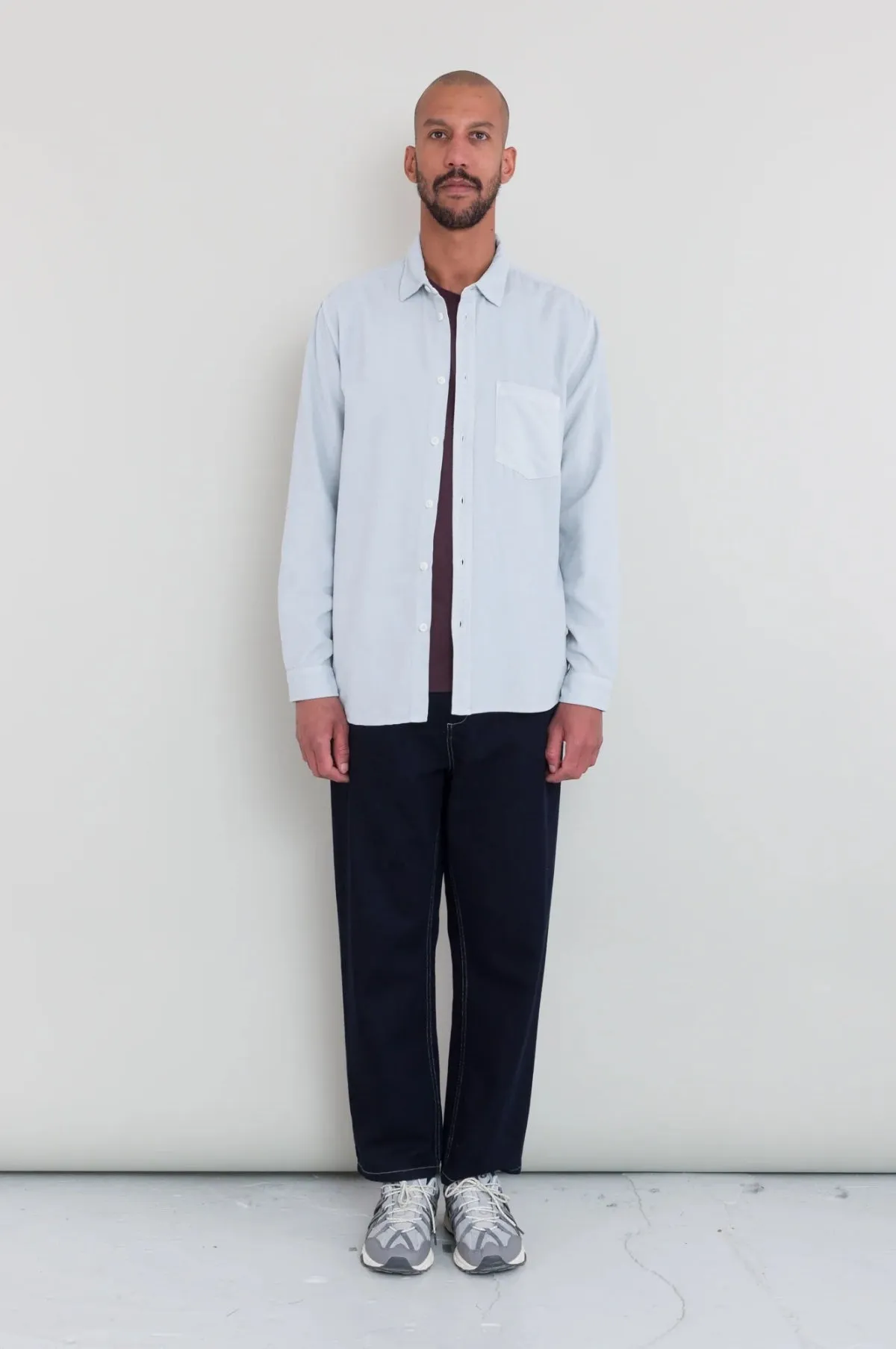 Direction Babycord Shirt Ice Blue