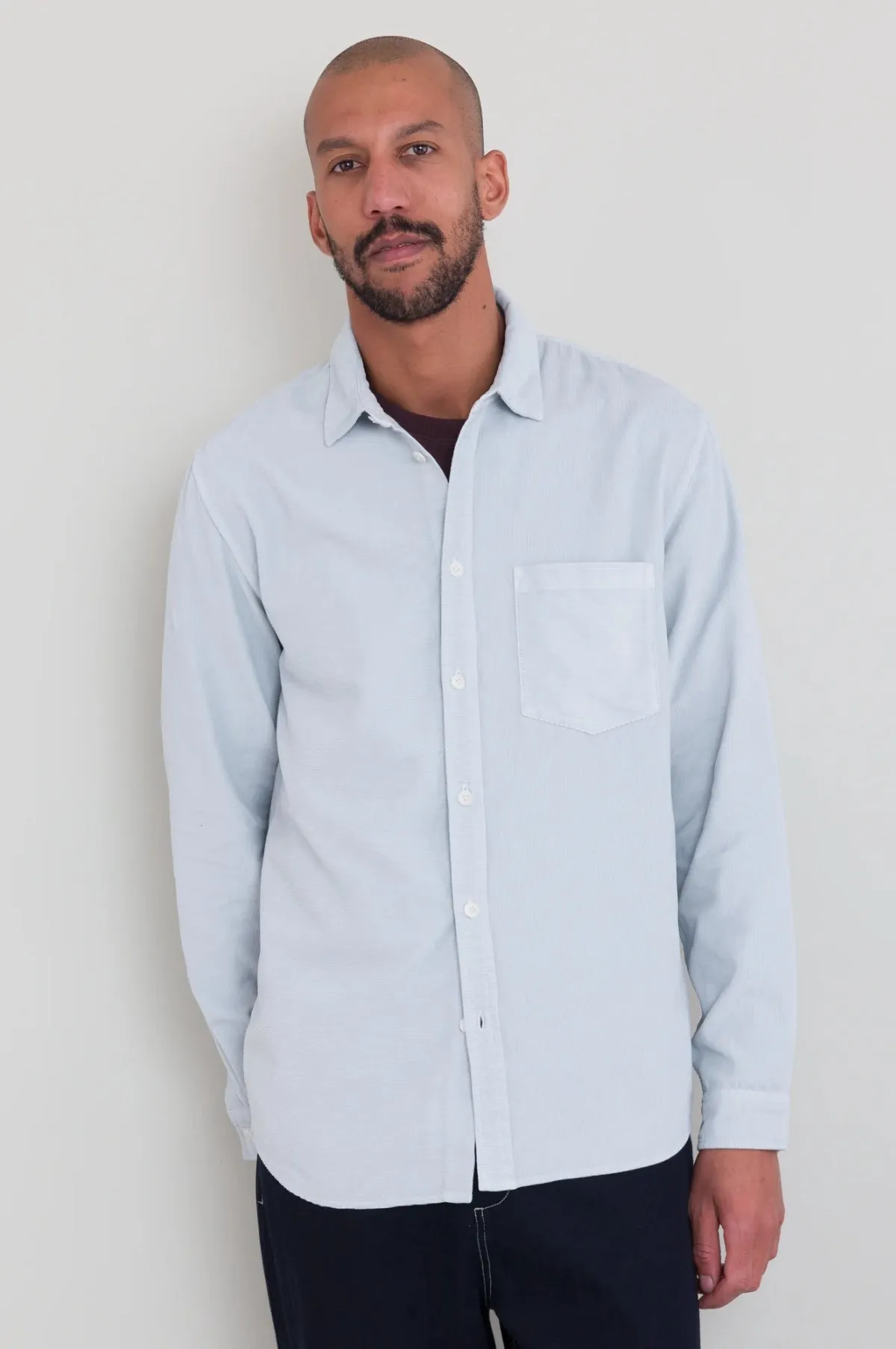 Direction Babycord Shirt Ice Blue