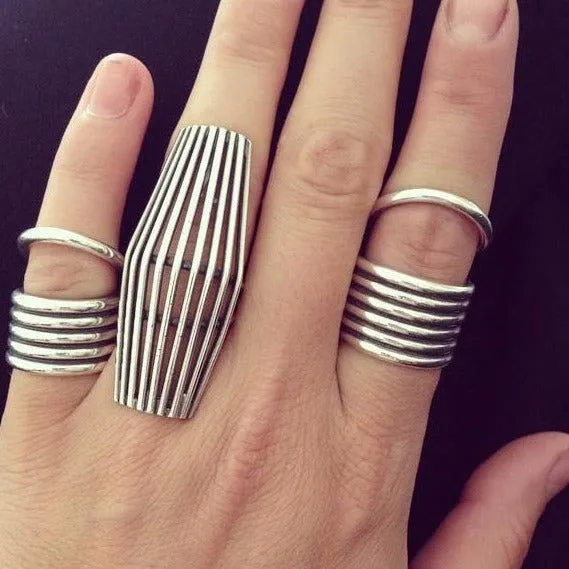 Draco Ring Silver