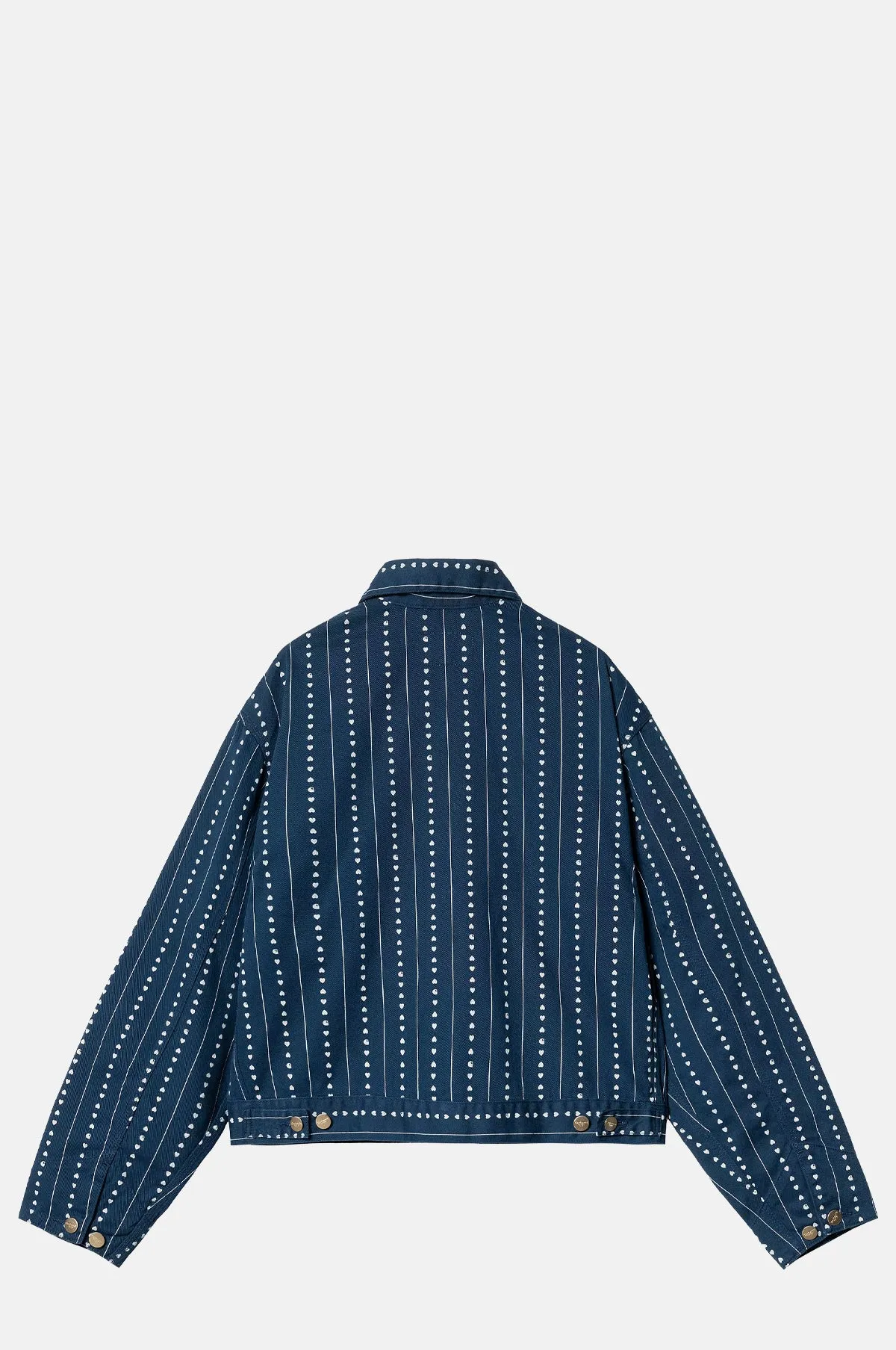 Drewe Jacket Heart C Pinstripe Ink/Natural