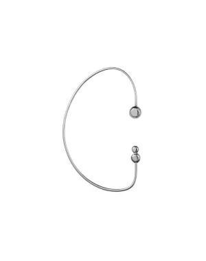 Dropping Still Silver Earring