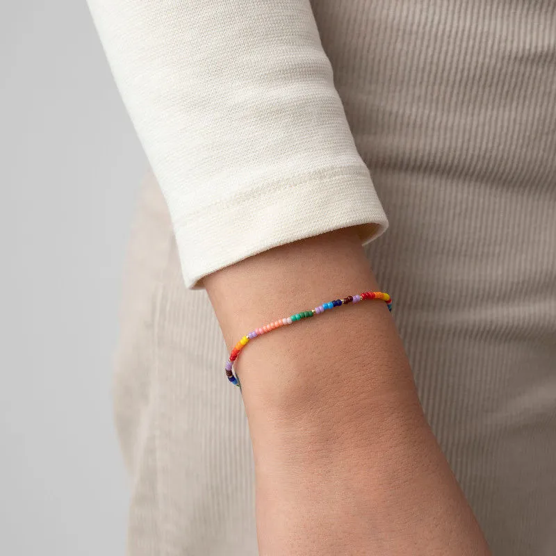 Eldorado Gold Plated Bracelet w. Mixed coloured Beads