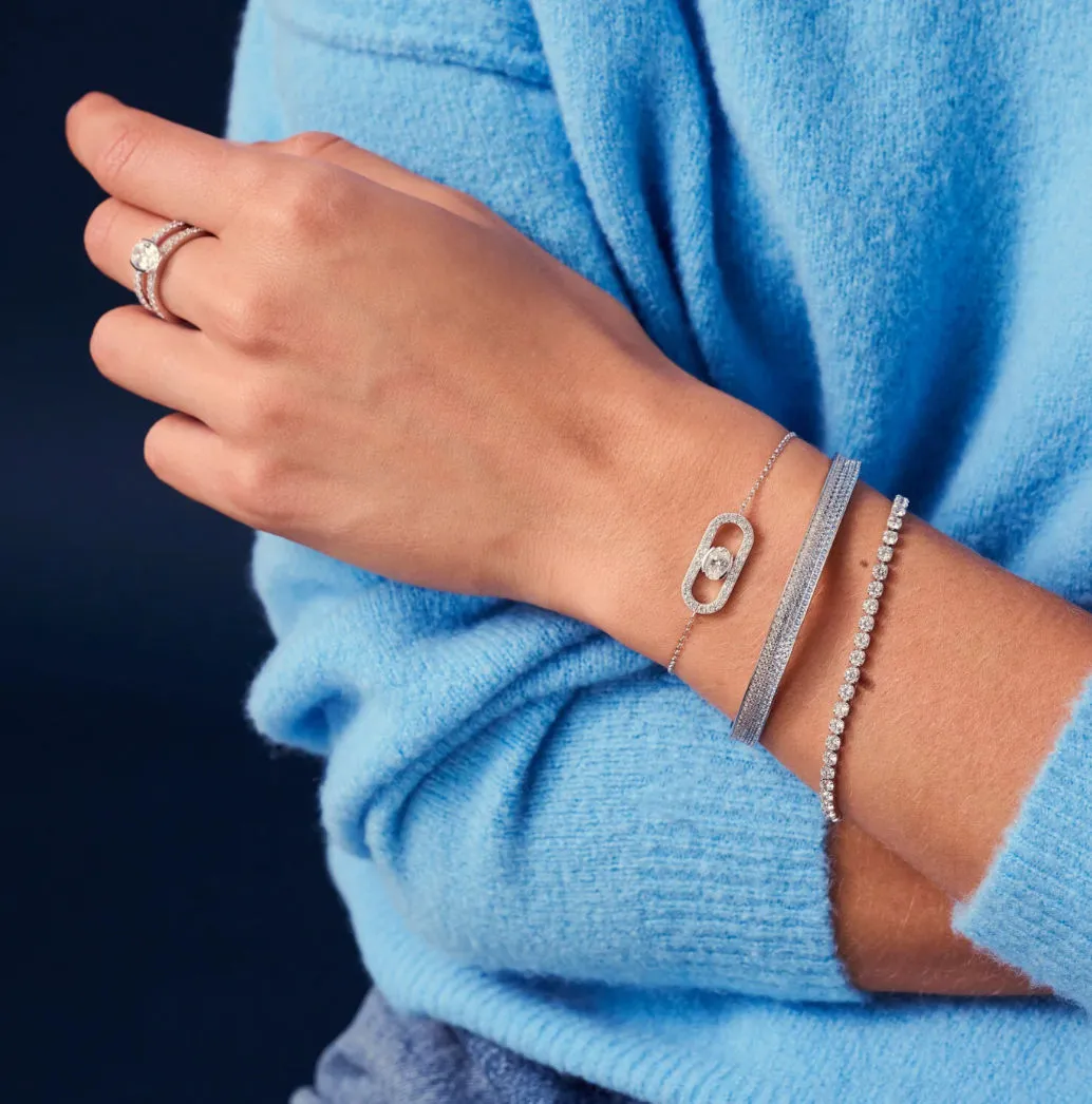 Ellera Grande 18K Gold Plated Bracelet w. Zirconias