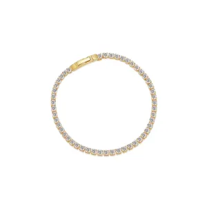 Ellera Grande 18K Gold Plated Bracelet w. Zirconias