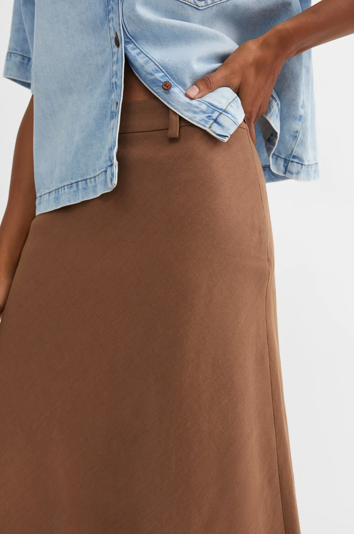 Emina Skirt Warm Brown