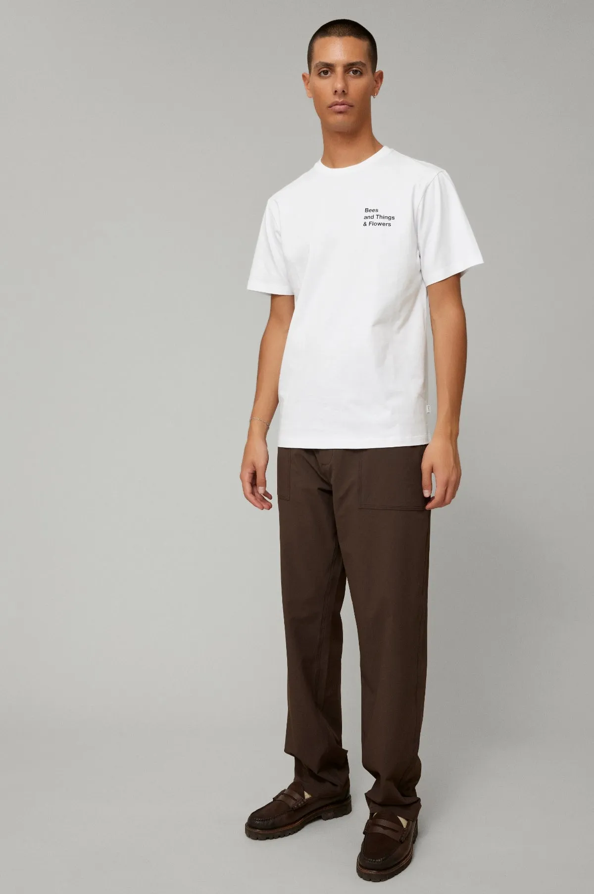 Farm T-Shirt White/Navy