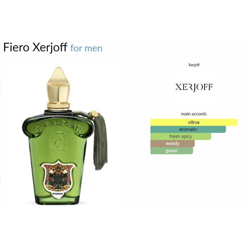 Fiero Xerjoff for men