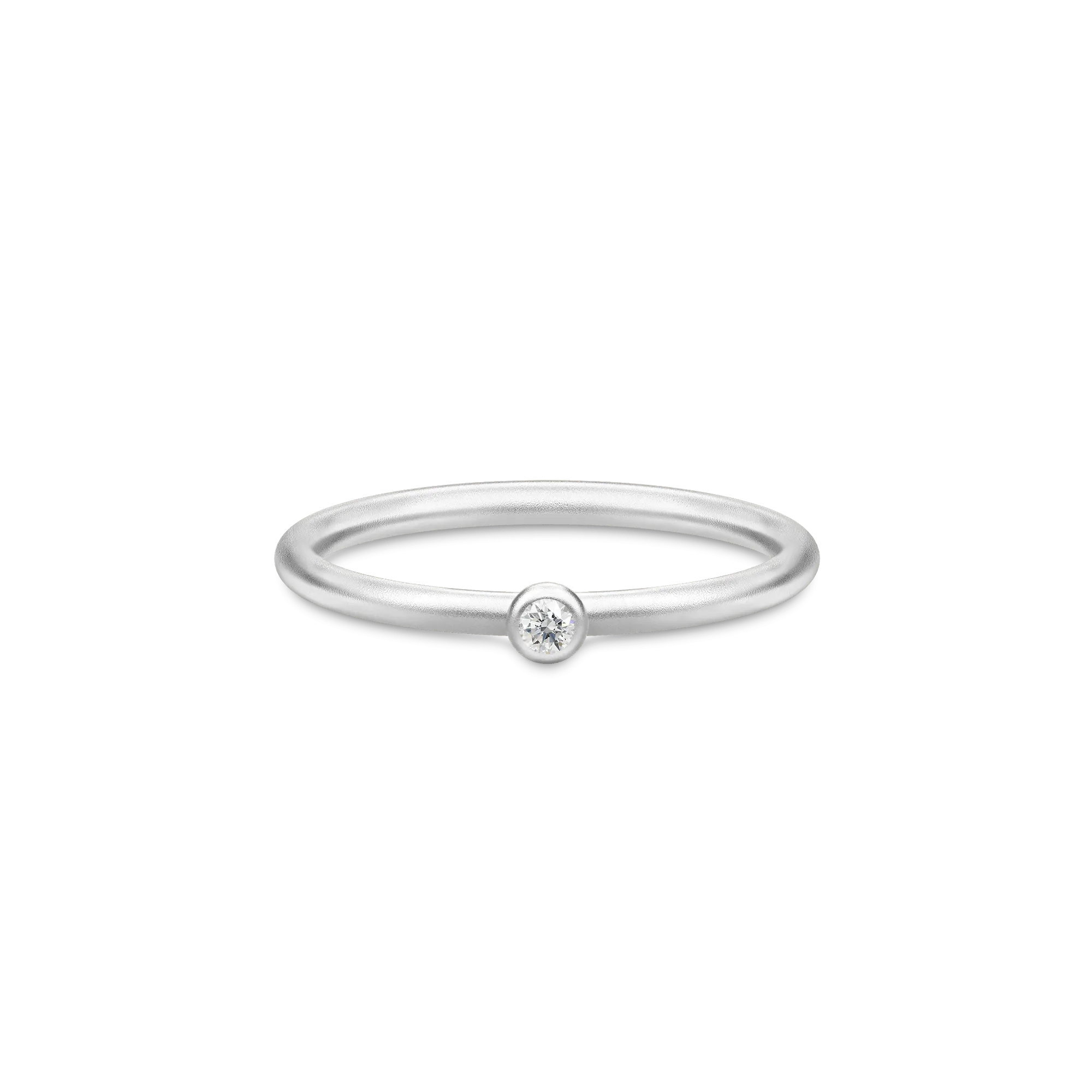 Finesse Clear Silver Ring w. Zirconia
