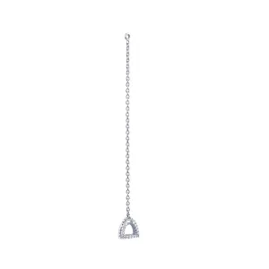 Fiontini 18K Whitegold Ear Pendant w. 48 Diamonds