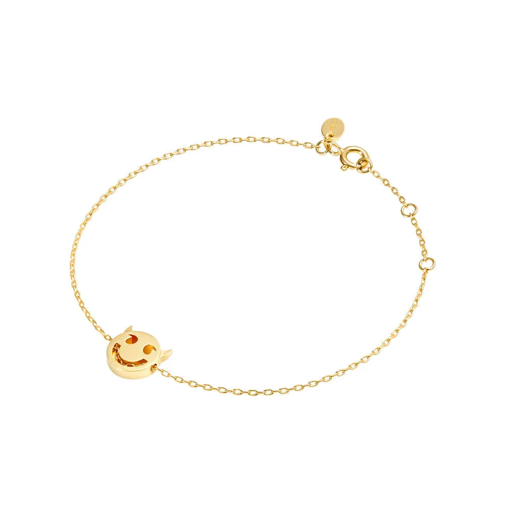FRIENDS Wicked Chain 18K Gold Plated Bracelet