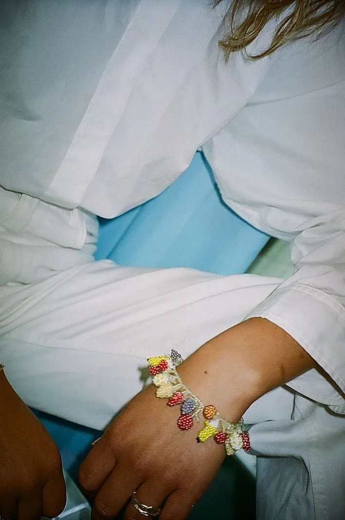 Fruit Salad Feast Bracelet Mixed coloured Beads