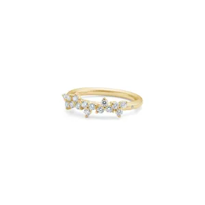 Fryd 18K Gold Ring w. 16 Diamonds