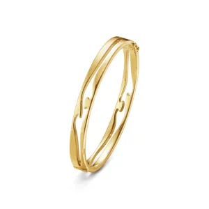 Fusion 18K Gold Bangle