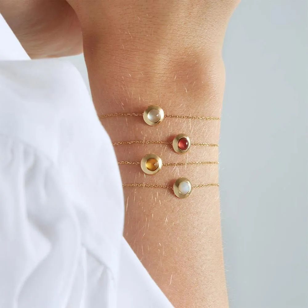 Gems of Cosmo 18K Gold Bracelet w. Citrin