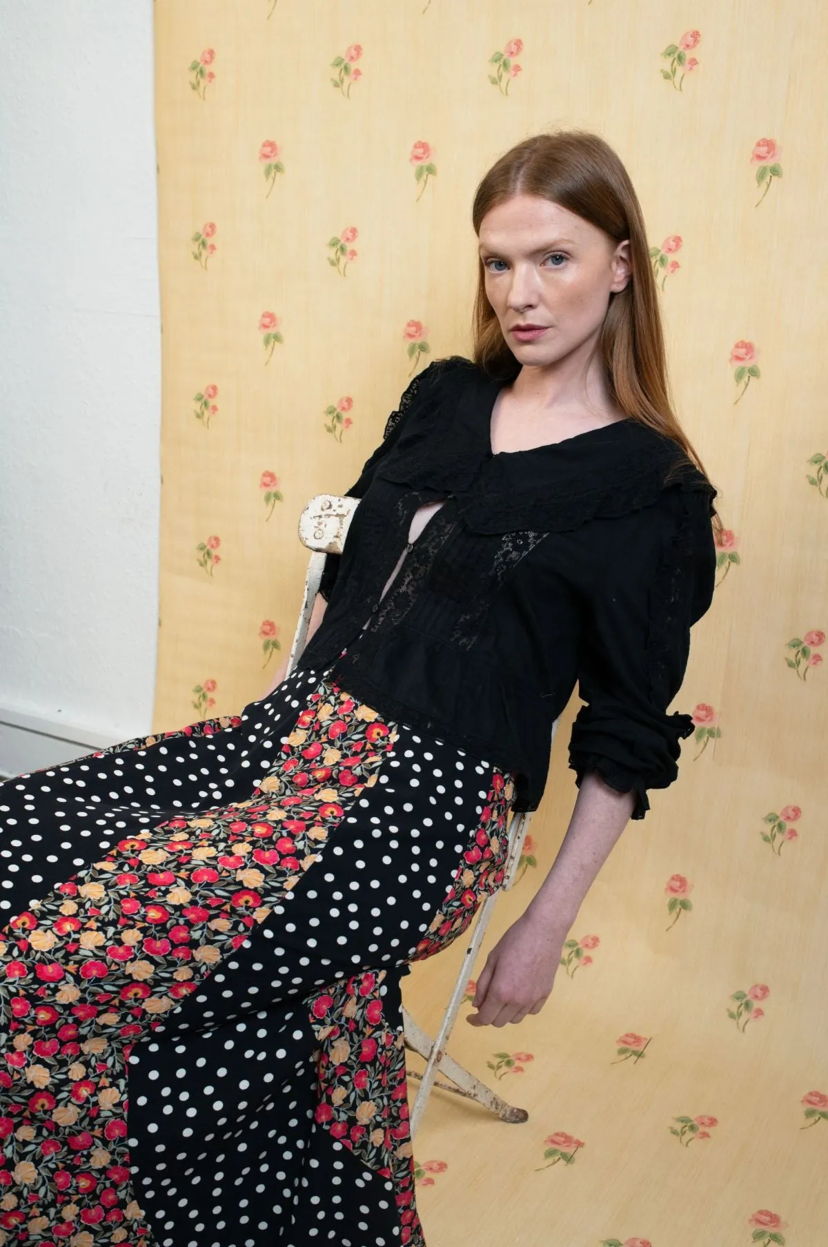 Gracella Skirt Shell Spot Mix Black