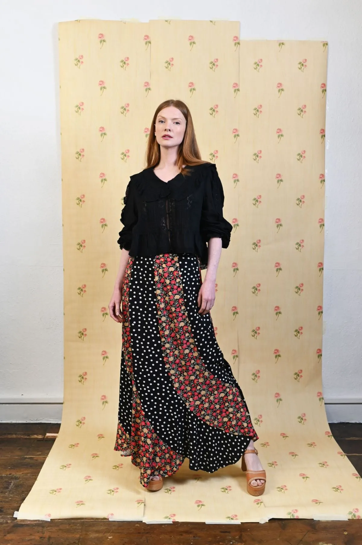 Gracella Skirt Shell Spot Mix Black