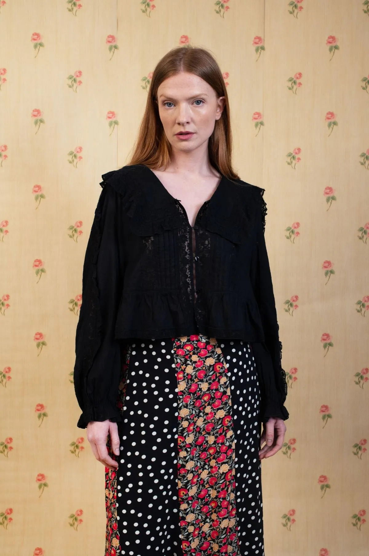 Gracella Skirt Shell Spot Mix Black