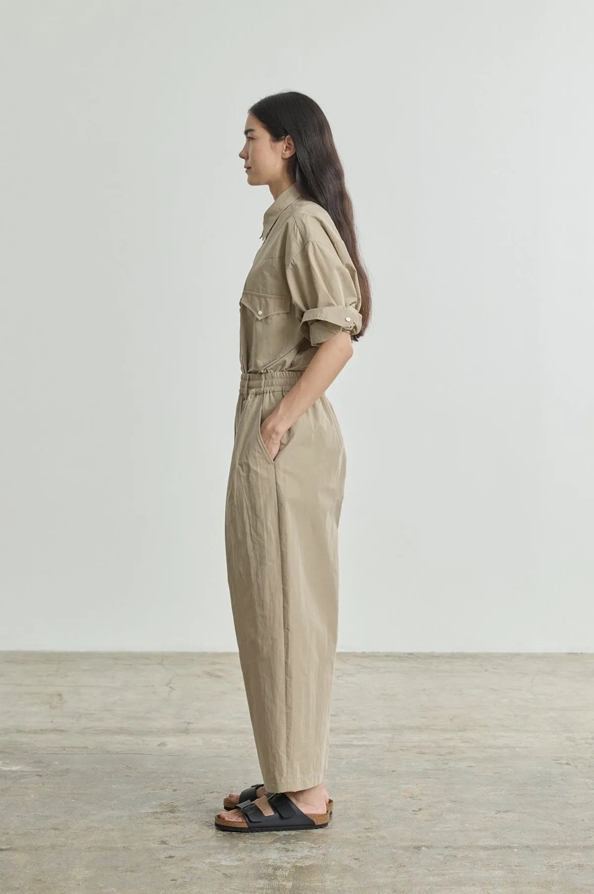 Hakama-W Pants Beige