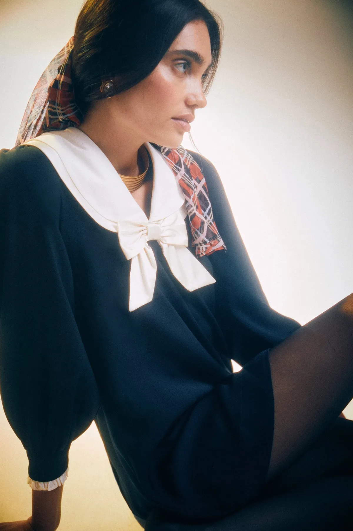 Halina Dress Navy