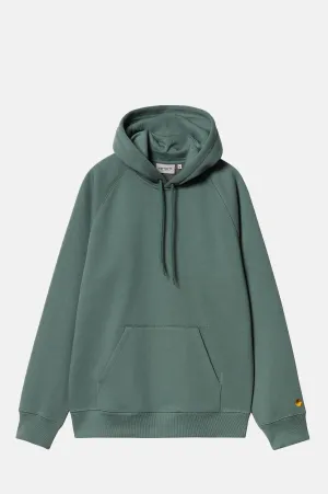 Hooded Chase Sweat Silver Pine/Gold