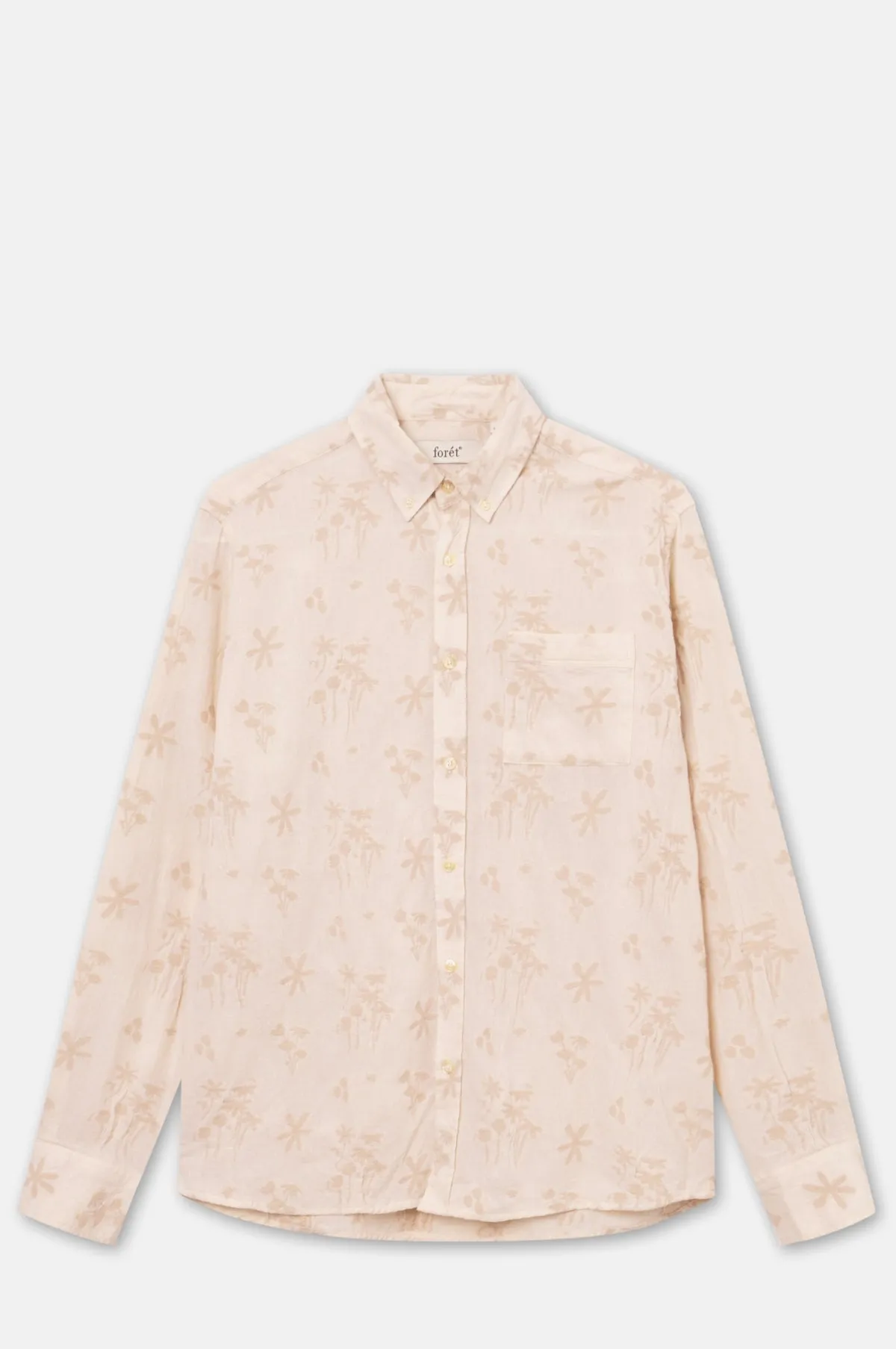 Hornet Flower Jacquard Shirt Cloud