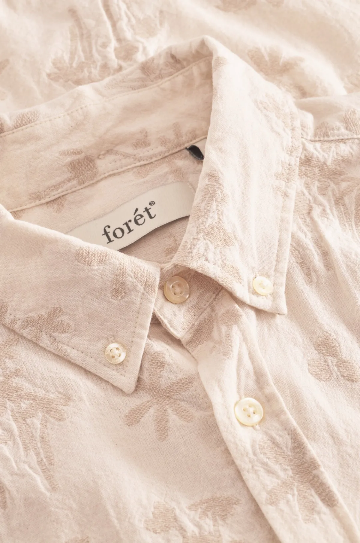Hornet Flower Jacquard Shirt Cloud