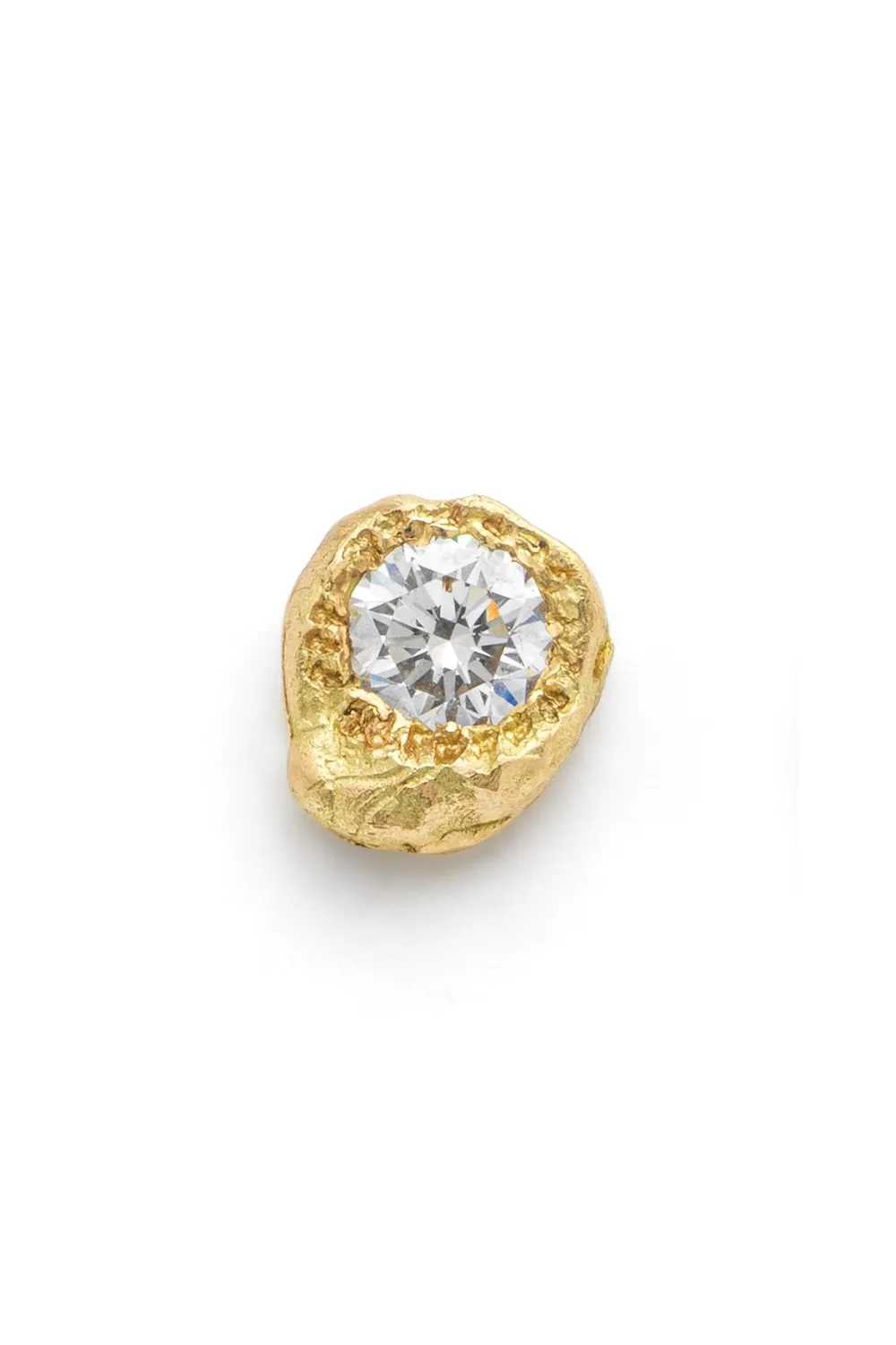 Iman 0.20ct 18K Gold Earring w. Diamond