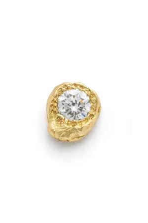 Iman 0.20ct 18K Gold Earring w. Diamond
