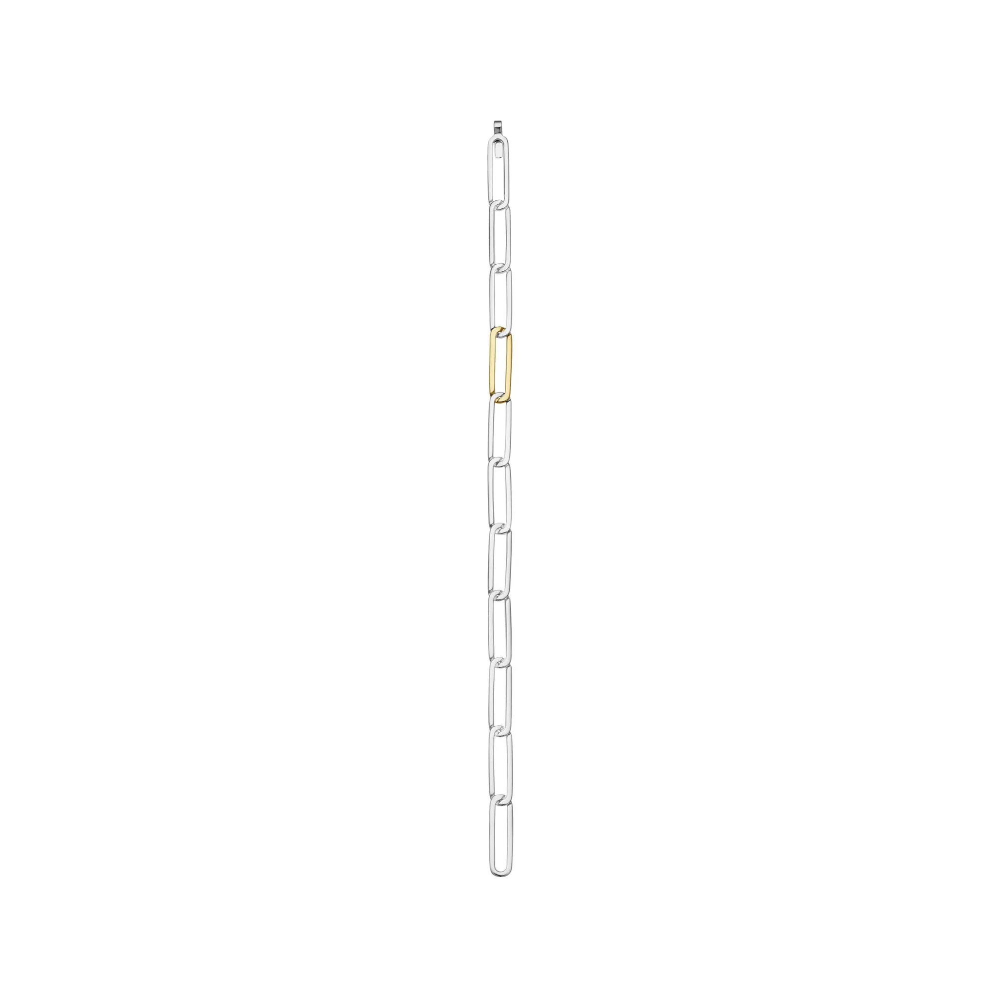 Inhaling him 18K Silver & Gold Bracelet