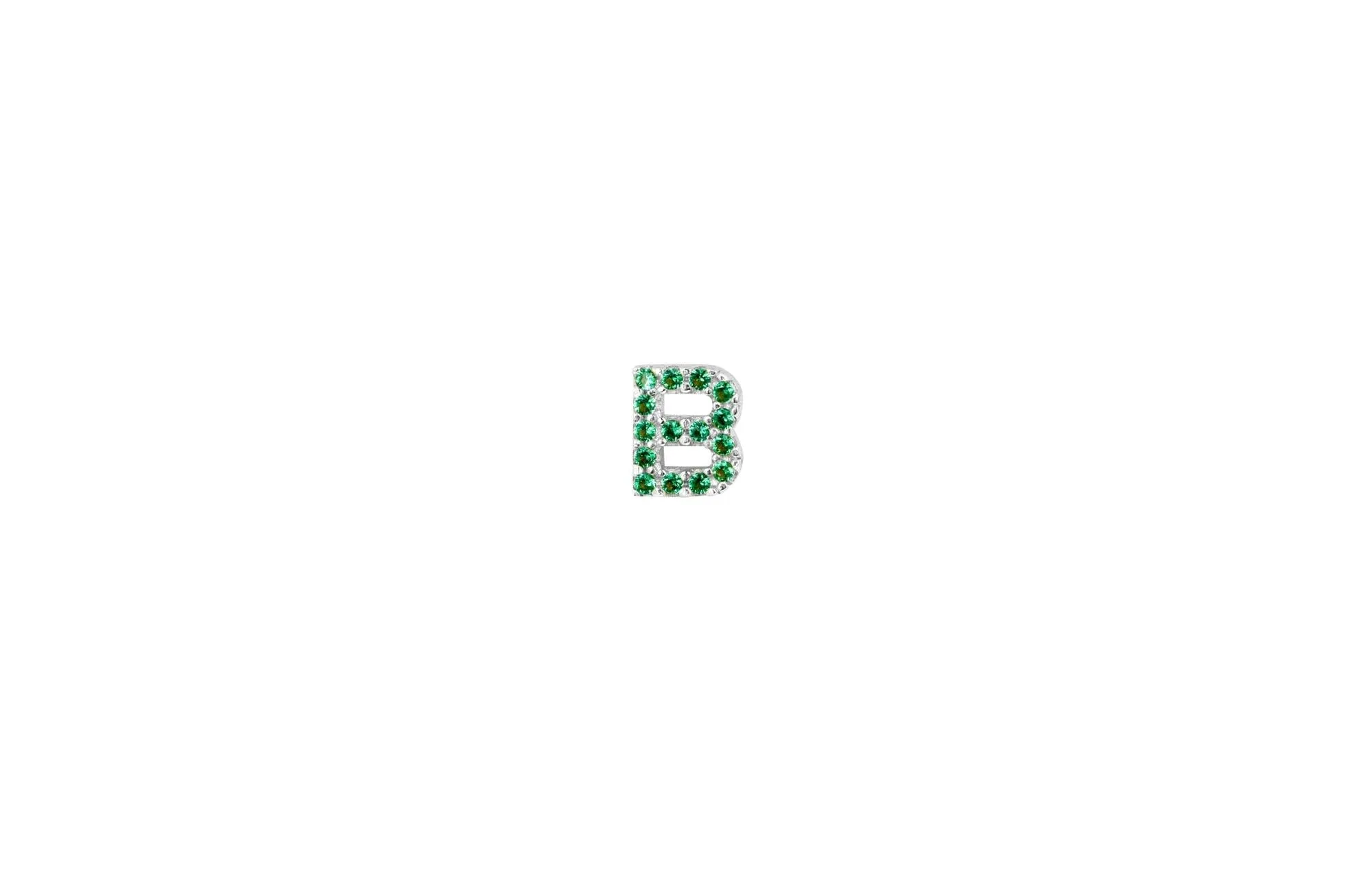 IX B Silver Stud w. Zirconia