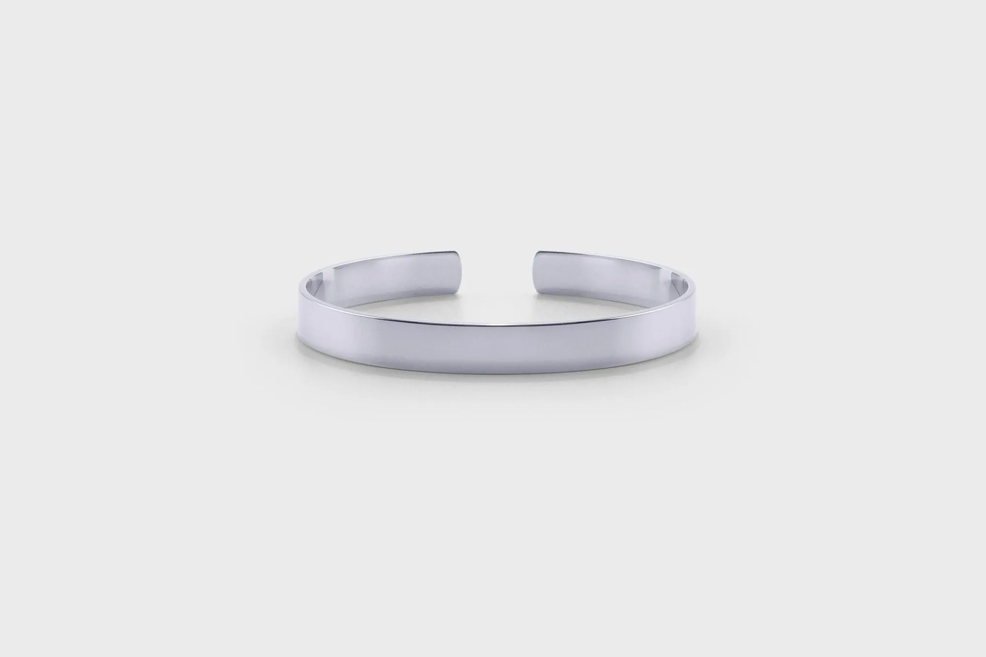 IX Cuff Silver Bangle