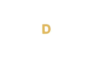 IX D 22K Gold Plated Stud