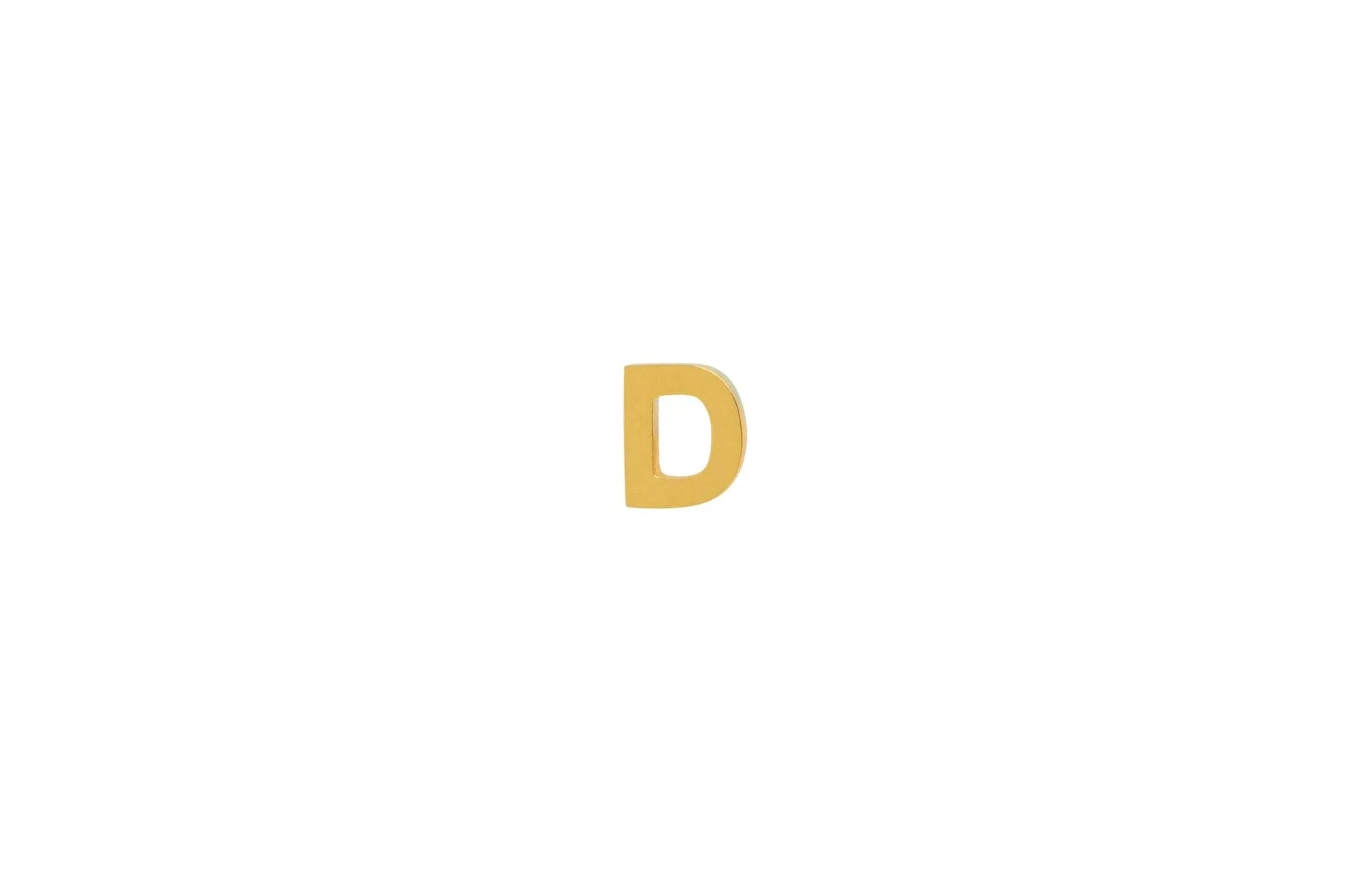 IX D 22K Gold Plated Stud