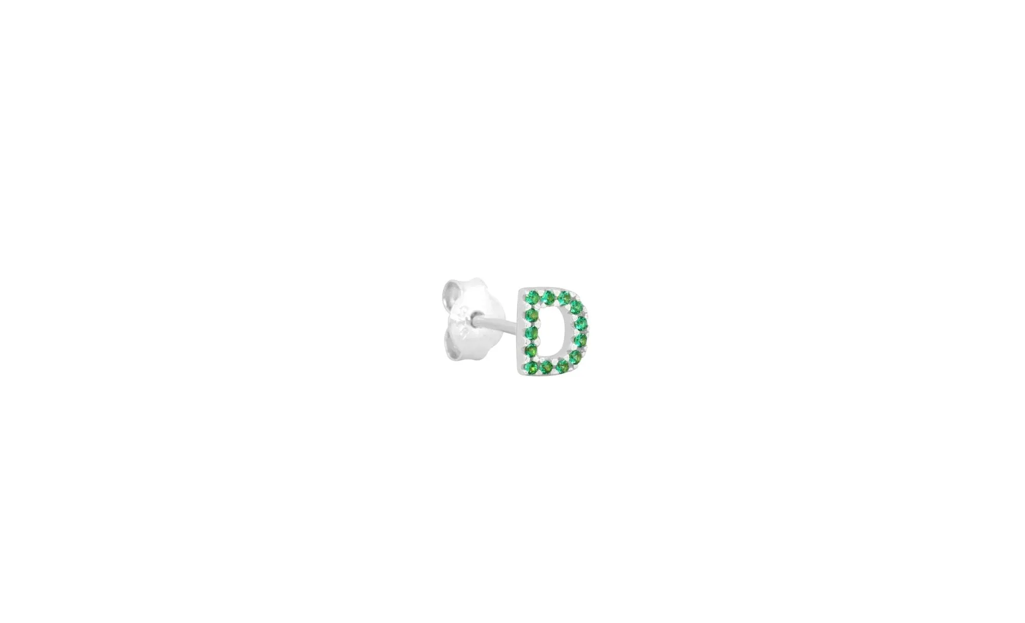 IX D Silver Stud w. Zirconia