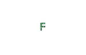 IX F Silver Stud w. Zirconia