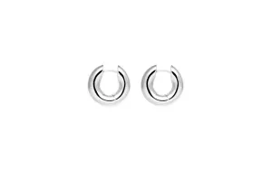 IX Finley Silver Hoop Earring