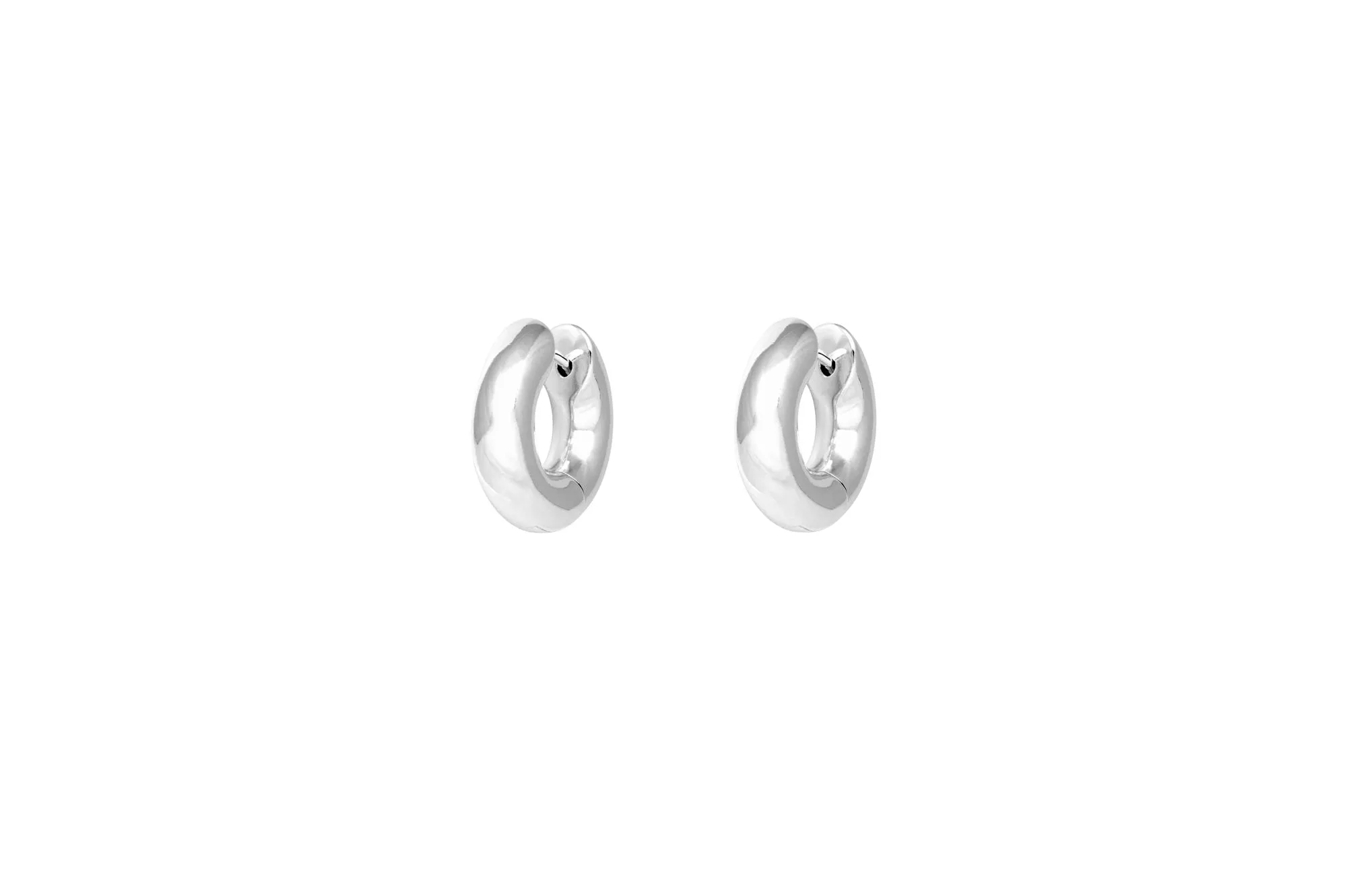 IX Finley Silver Hoop Earring