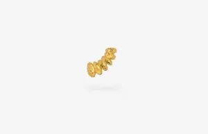 IX Isa 22K Gold Plated Stud