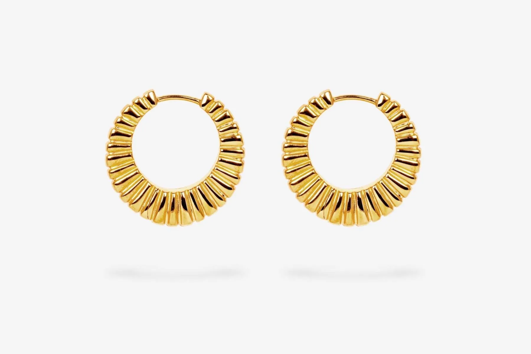 IX Kim 22K Gold Plated Earring