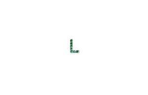 IX L Silver Stud w. Zirconia