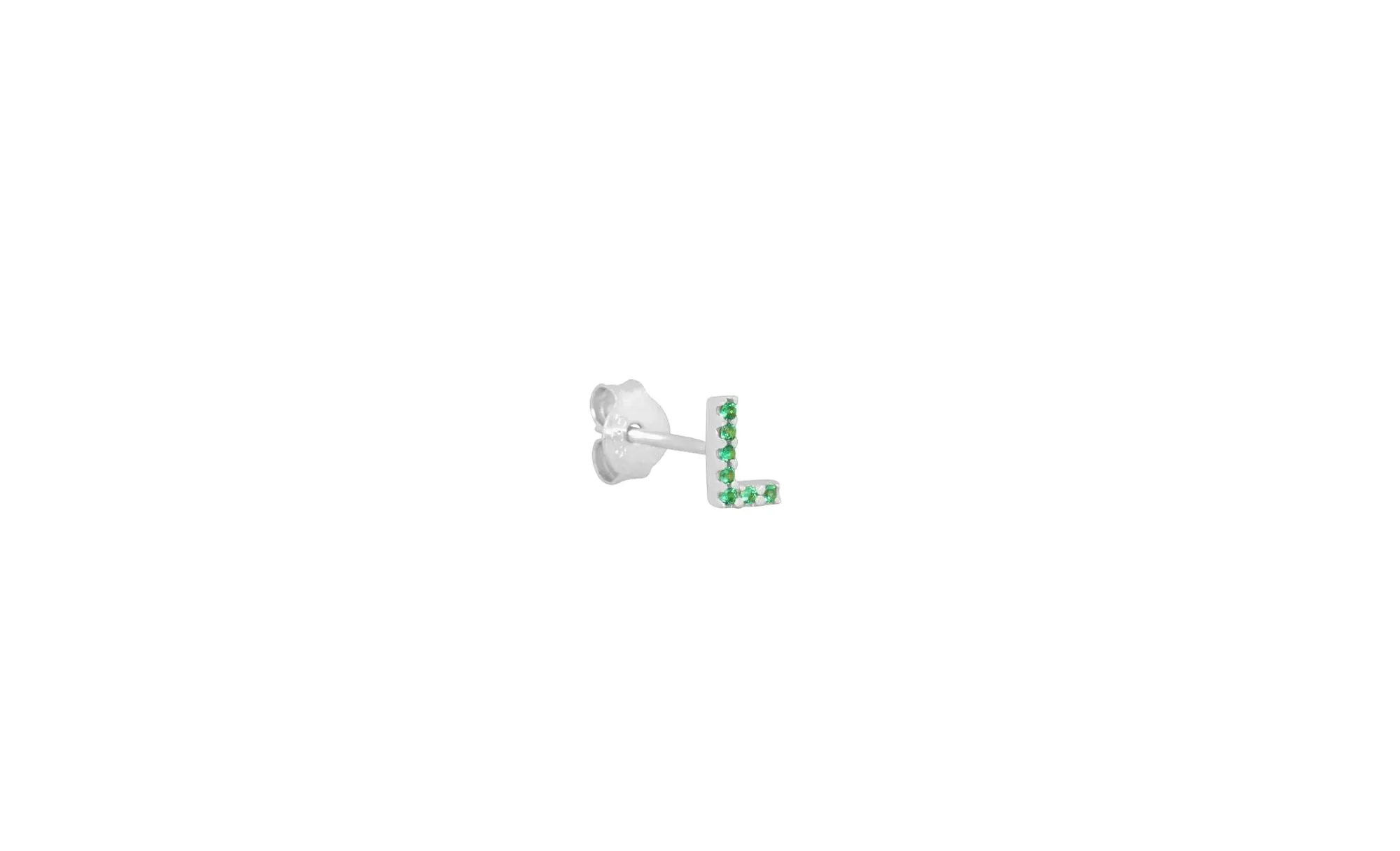 IX L Silver Stud w. Zirconia