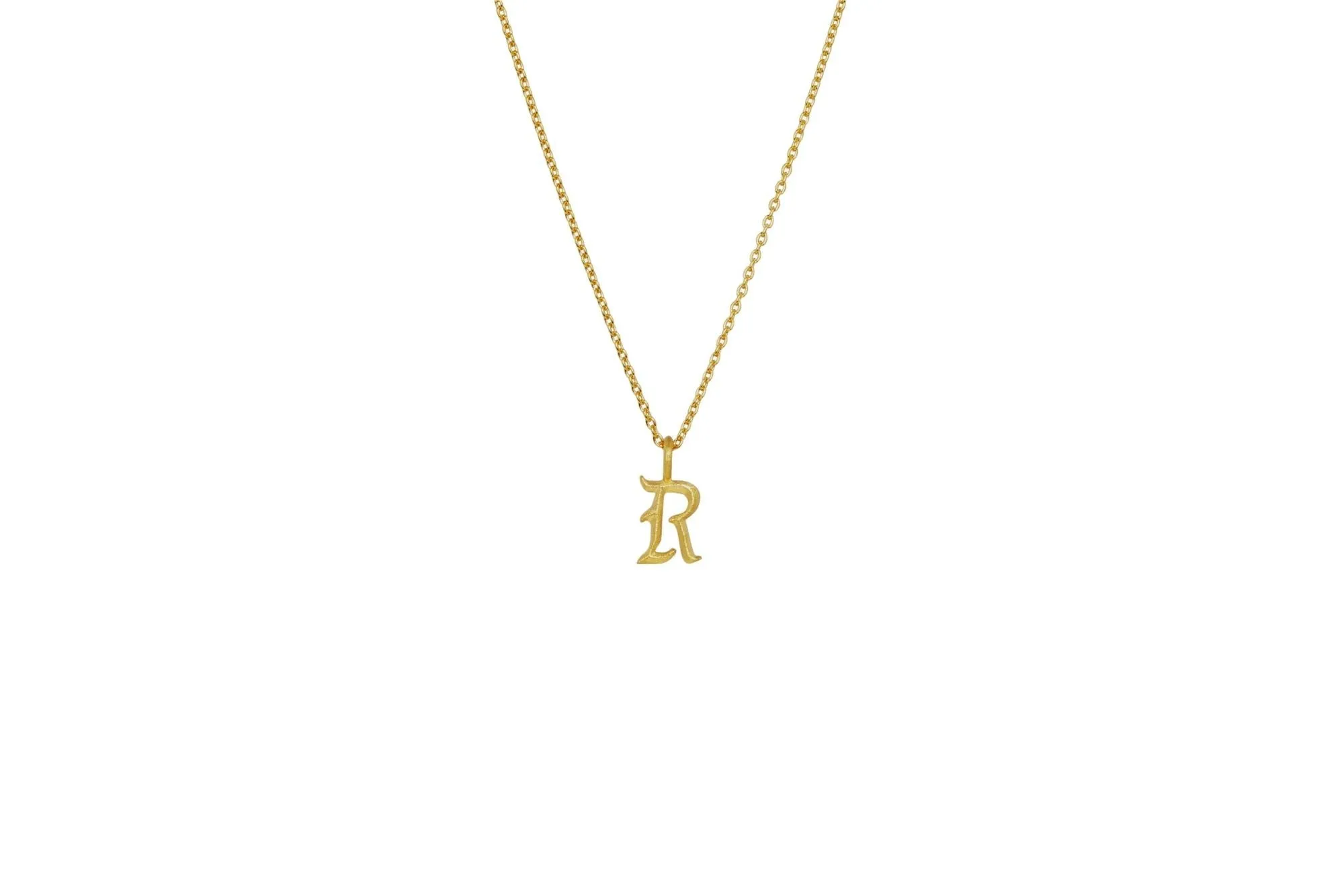 IX R Ice 22K Gold Plated Pendant