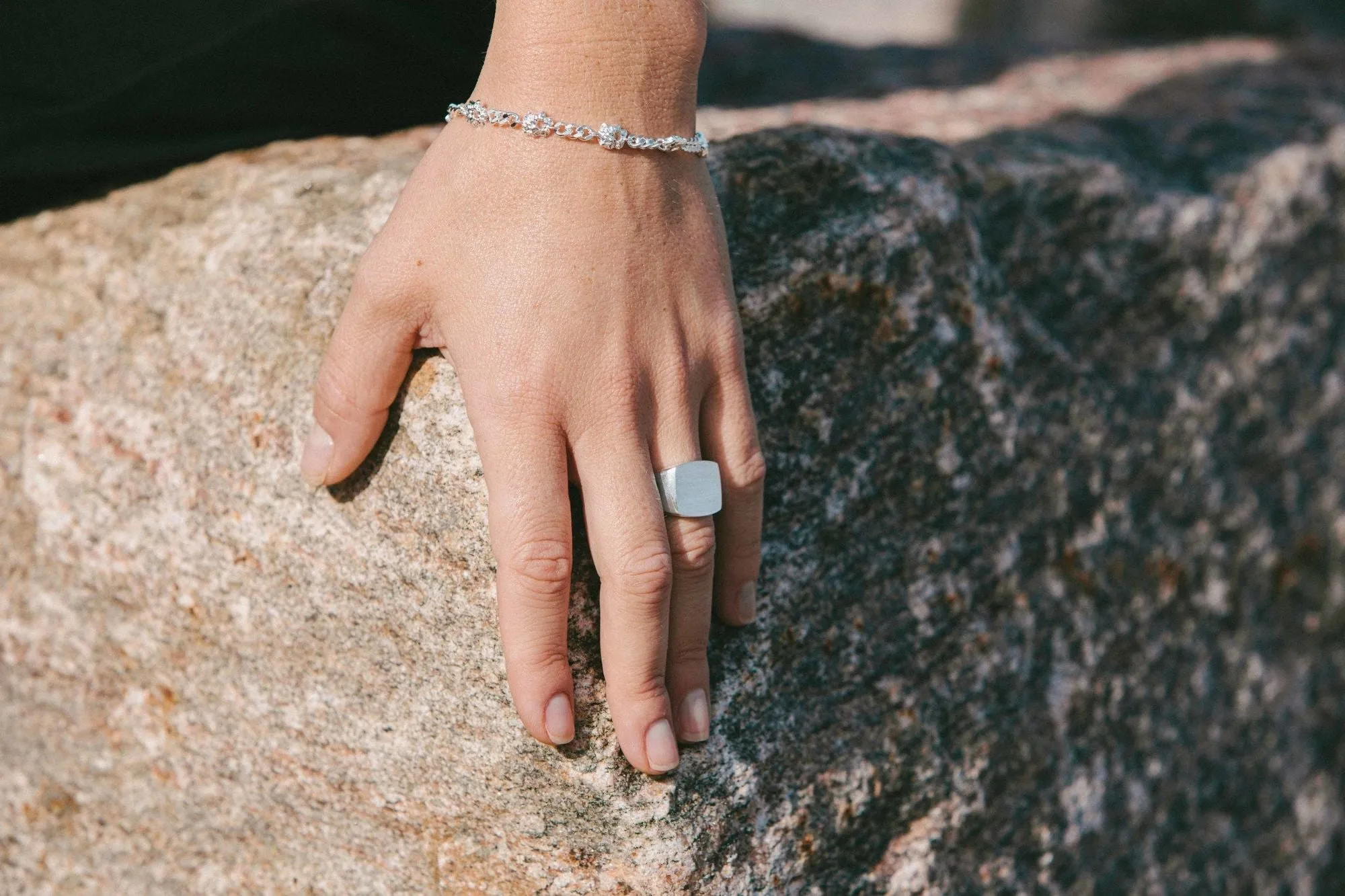 IX Rock Curb Bracelet